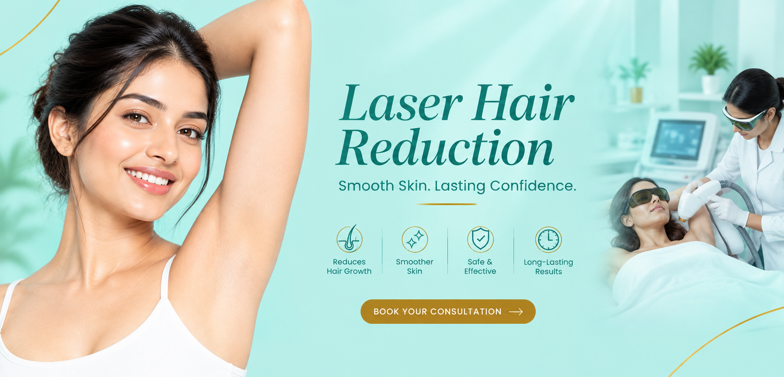 Laser Hair Reduction - Cutie Pie Clinic